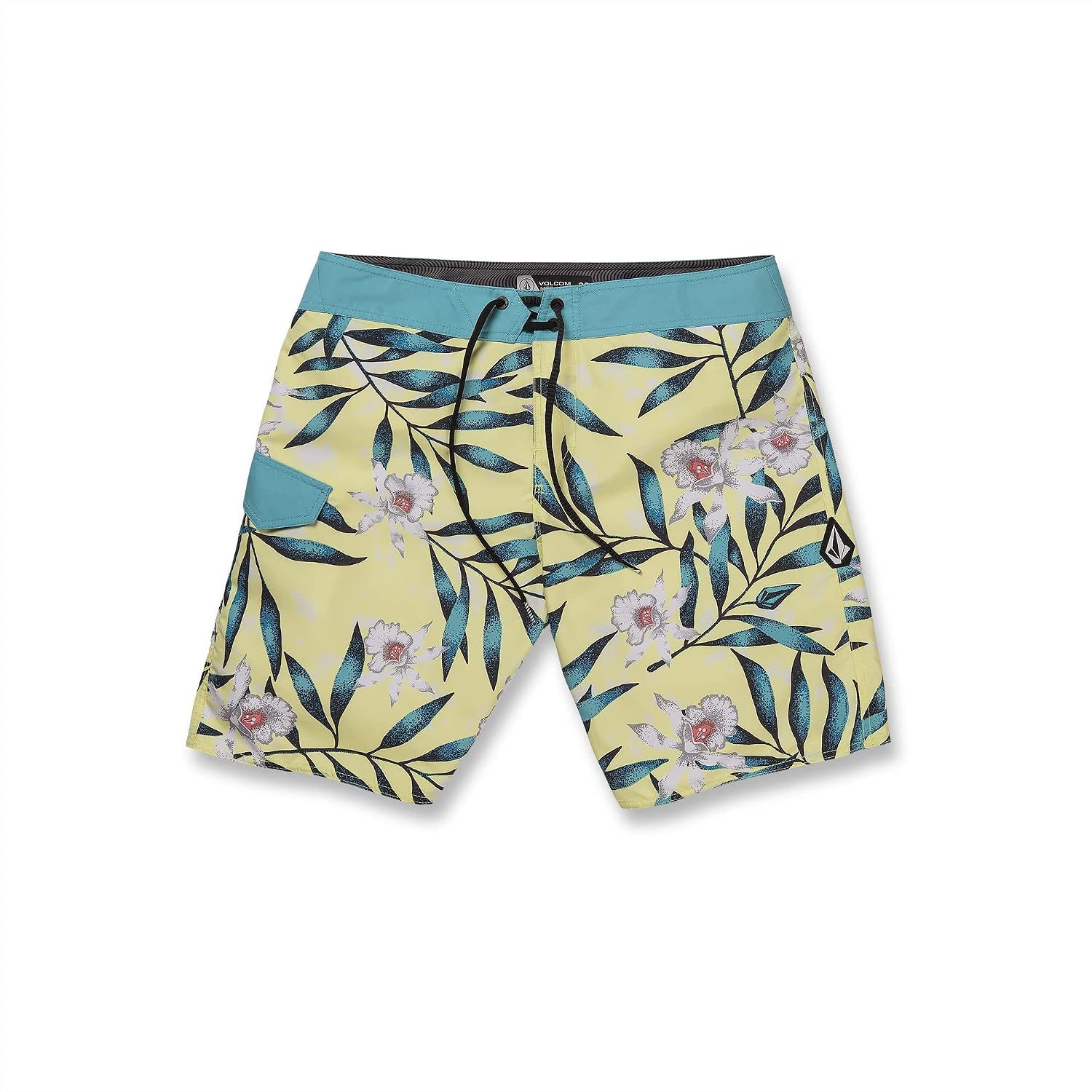 Volcom Men's 19" Mod-Tech Board Shorts- Performance UPF 50+ Sun Protection Quick-Dry Swim Bottoms Gold