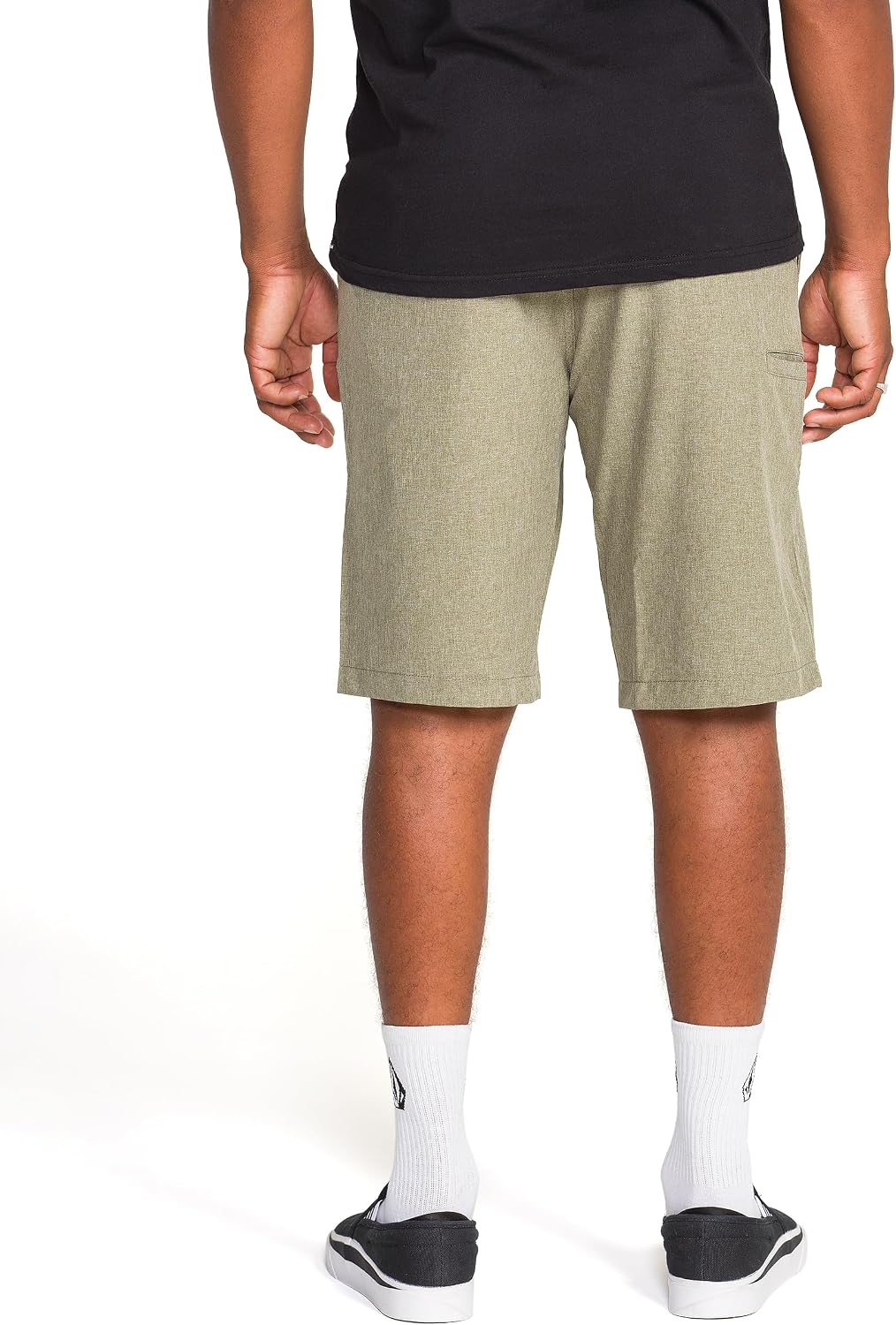 Volcom Men's Kerosene 21" Hybrid Chino Shorts Quick-Dry Stretch Fabric Wintermoss