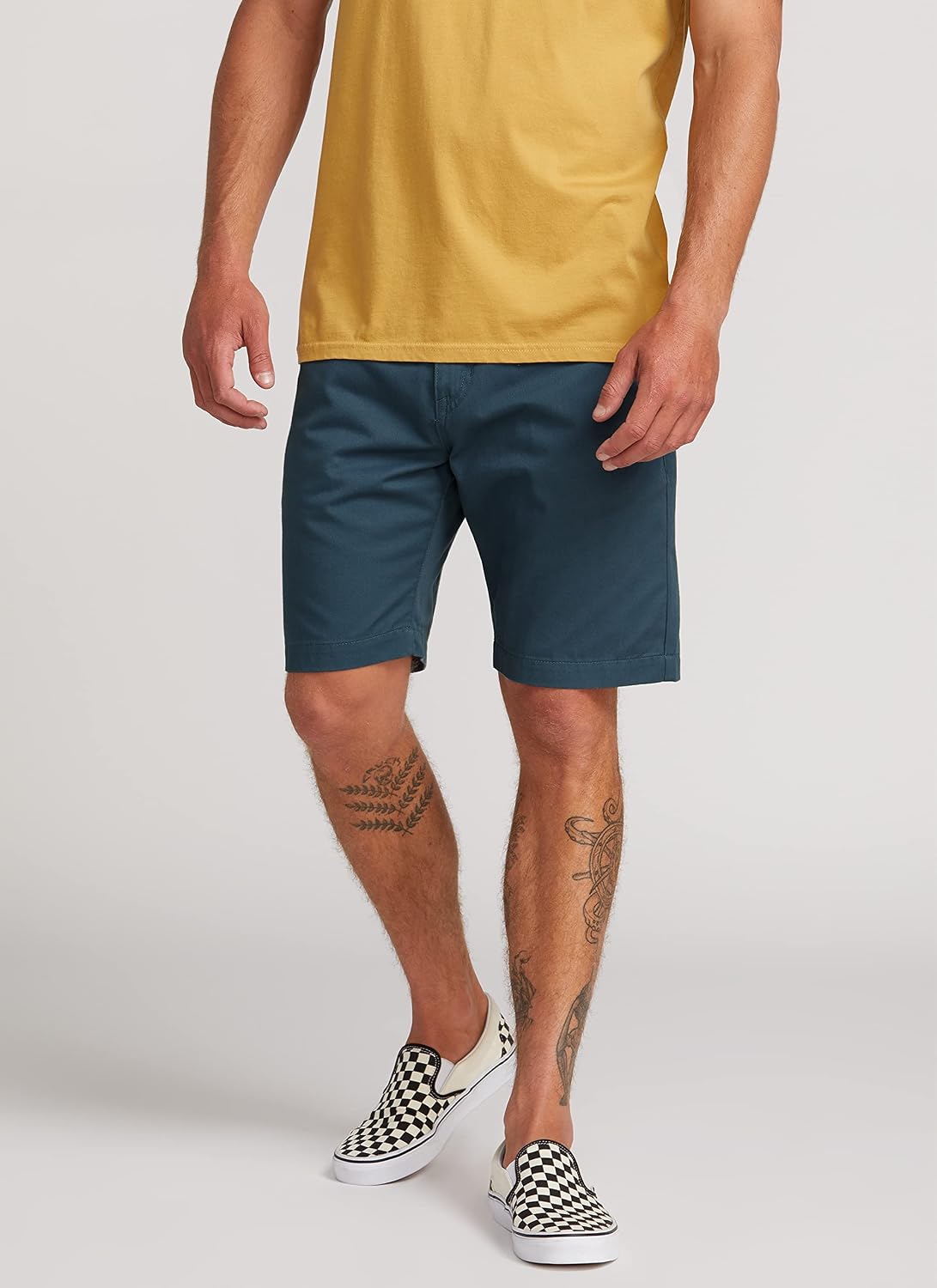 Volcom Men's Frickin Drifter 20" Chino Walk Short Indigo