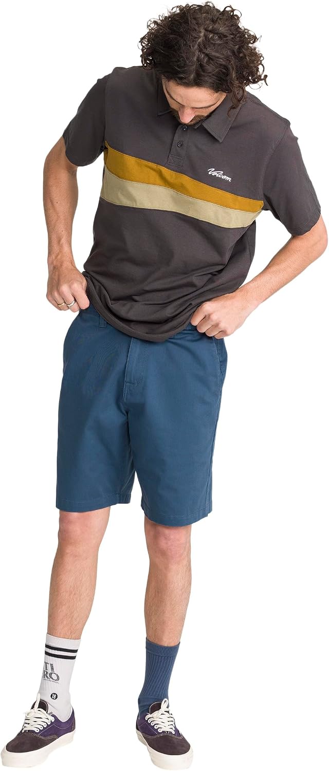 Volcom Men's Frickin Drifter 20" Chino Walk Short Indigo