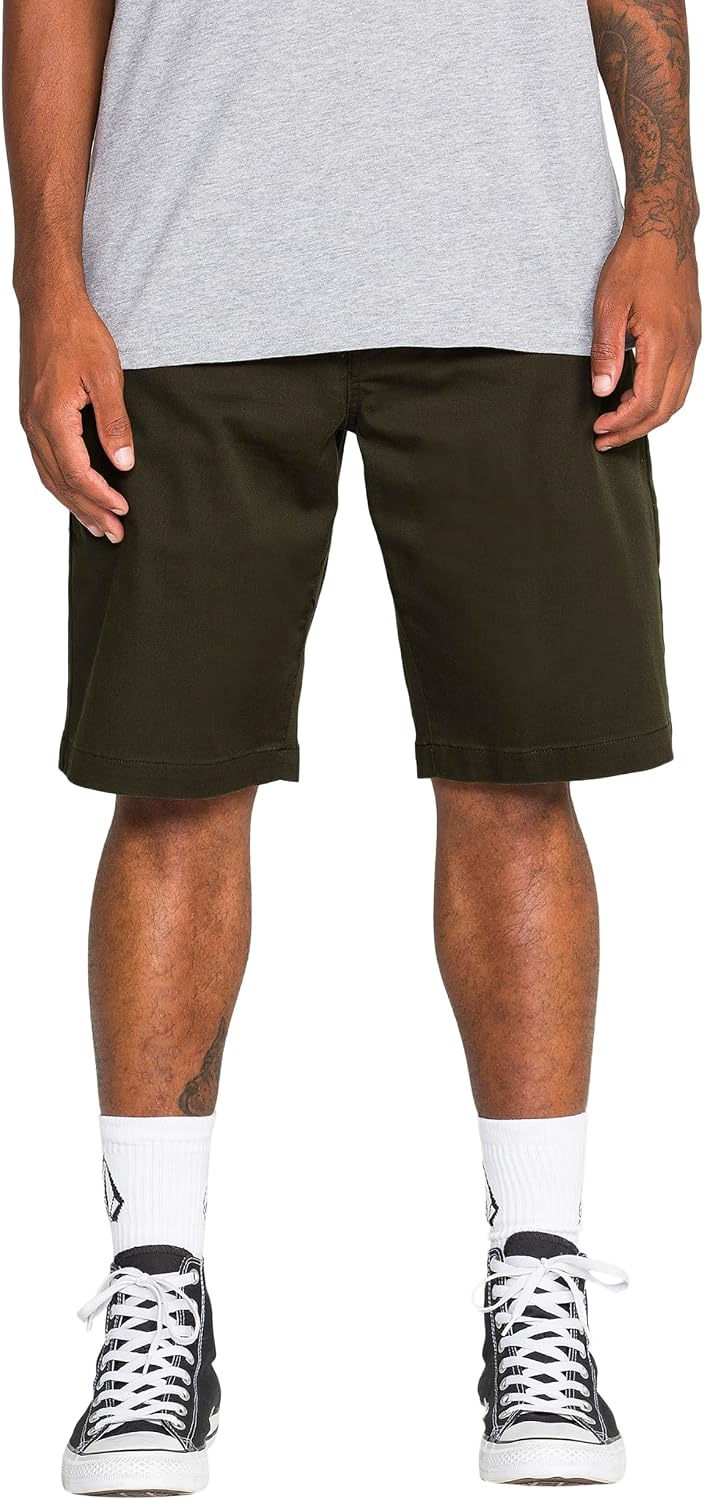 Volcom Men's Modern Fit 21" Chino Short Rosin