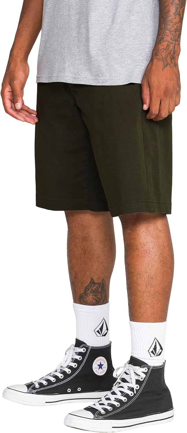 Volcom Men's Modern Fit 21" Chino Short Rosin
