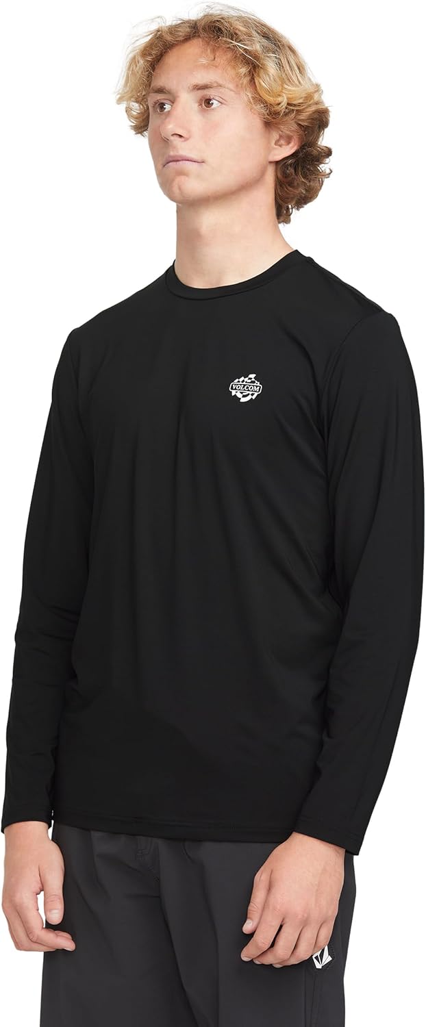 Volcom Taunt Loose Fit Long Sleeve Rashguard Black