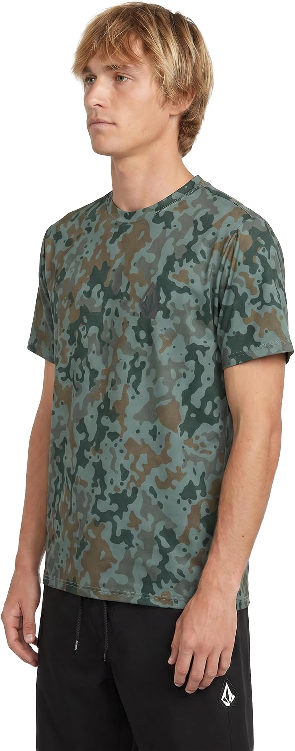 Volcom Deadly Stones Short Sleeve Rashguard Camoflauge