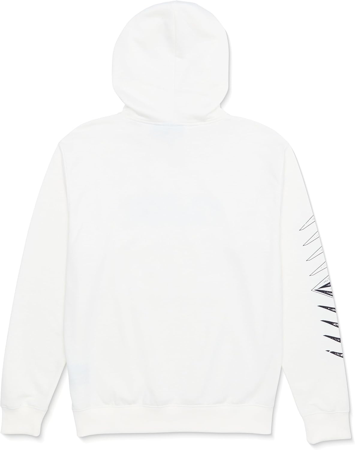 Volcom Men's Pullover Logo Fleece Hooded Sweatshirt – Soft Brushed Interior, Classic Fit, Kangaroo Pocket, Ribbed Cuffs & Hem Off White Heather