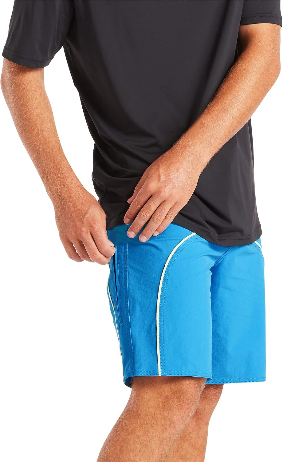 Volcom Men's 19" Mod-Tech Board Shorts- Performance UPF 50+ Sun Protection Quick-Dry Swim Bottoms R-blue