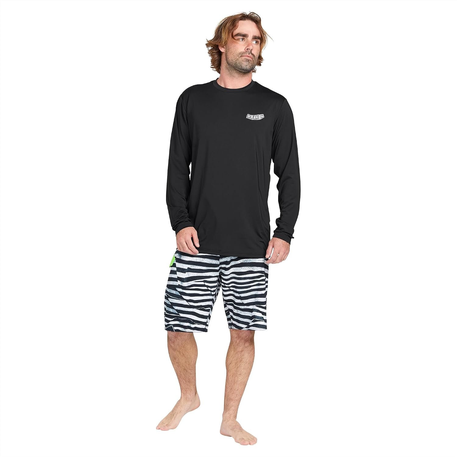 Volcom Taunt Loose Fit Long Sleeve Rashguard initial