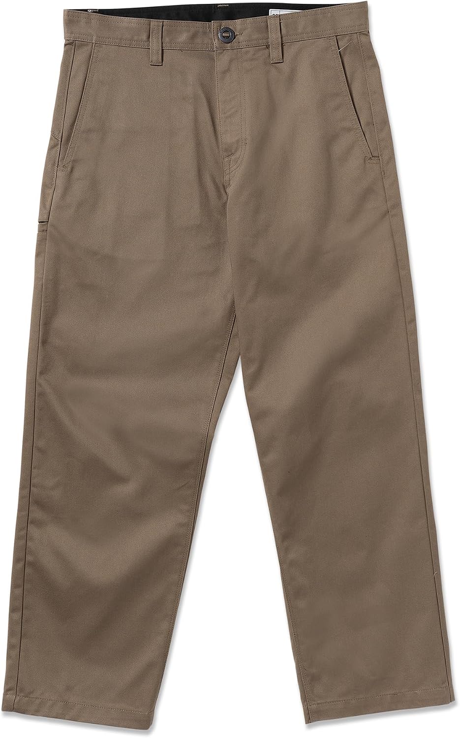 Volcom Men's Frickin Skate Loose Baggy Fit Chino Pants – Relaxed Tapered 17″ Leg Opening, 30″ Inseam Teak
