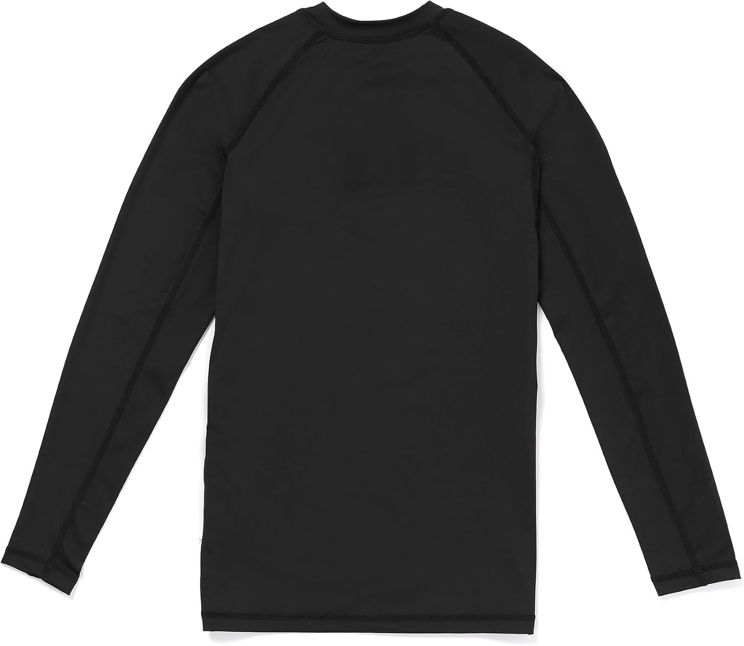 Volcom Men's Compression Fit Long Sleeve Rashguard – UPF 50+ Sun Protection, Quick-Dry Performance Shirt Blk-stone