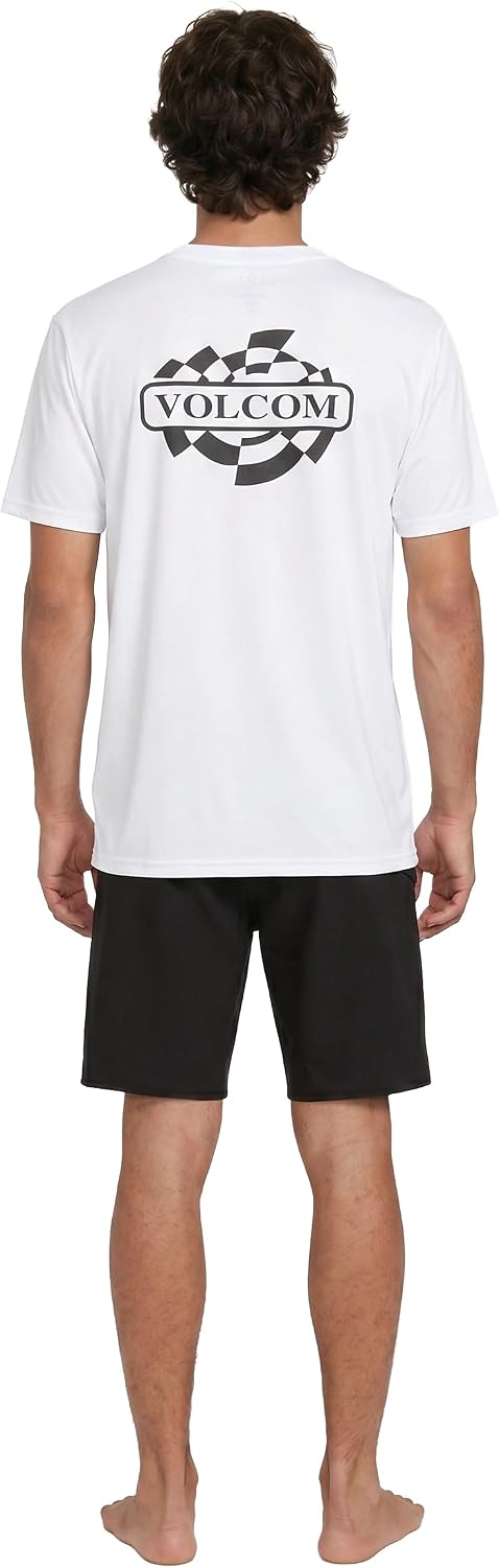 Volcom Deadly Stones Short Sleeve Rashguard White