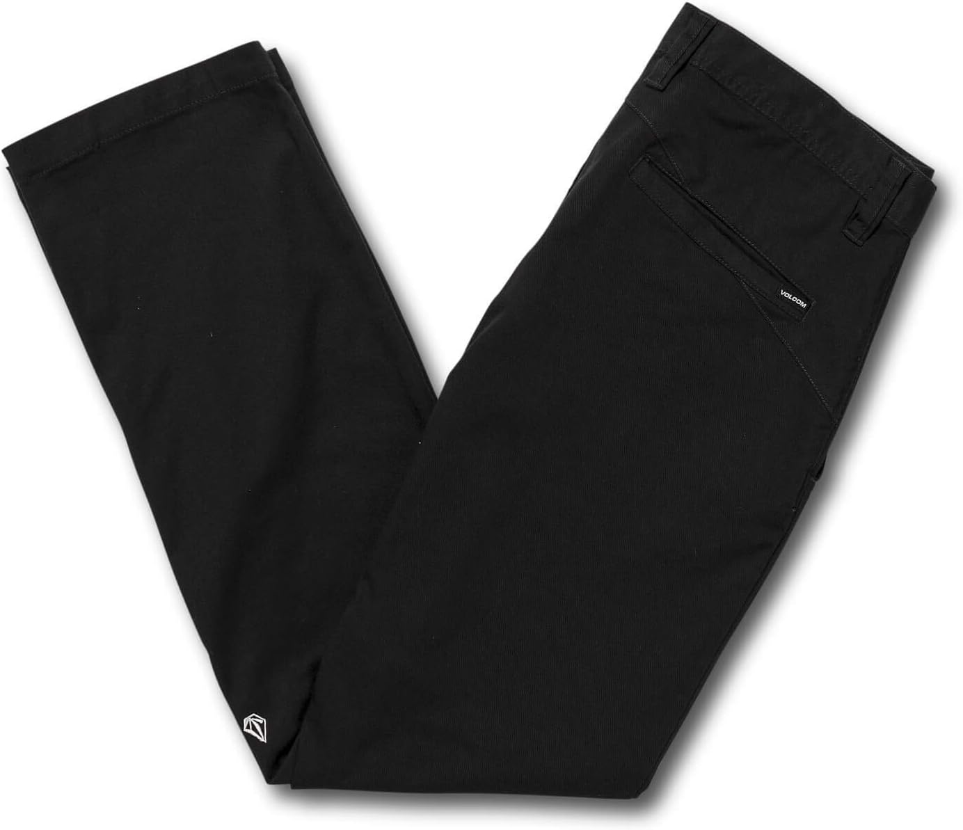 Volcom Mens Frickin Modern Stretch Chino Pant – Everyday Wear Slim Fit Stretch Twill Pants Blackout