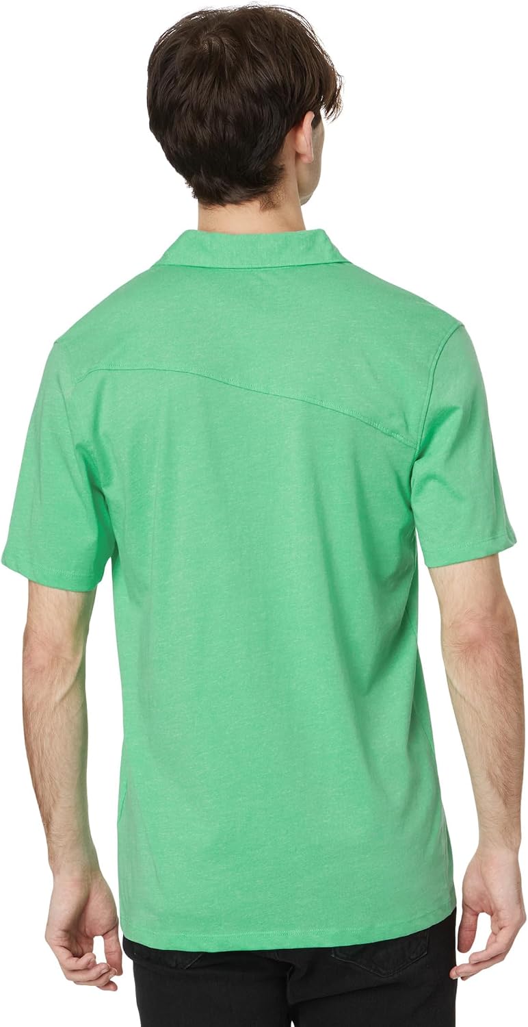 Volcom Men's Wowzer Modern Fit Short Sleeve Polo Shirt Mysto Green