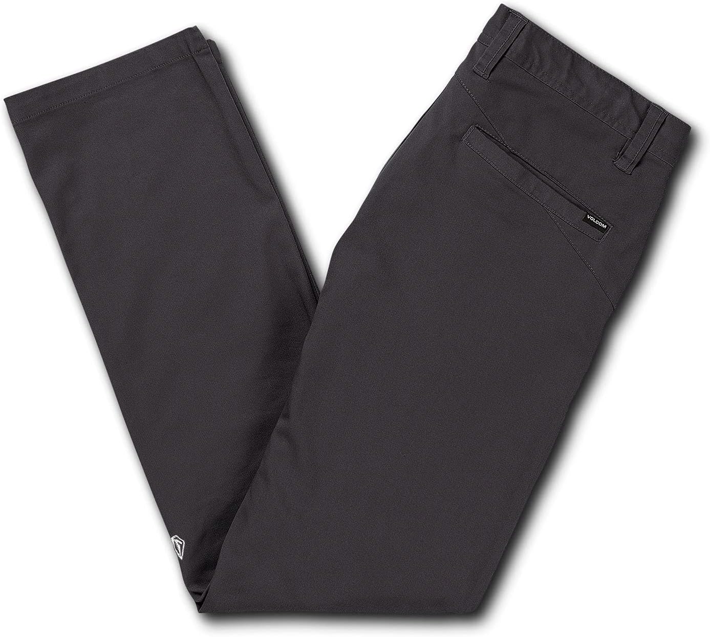 Volcom Mens Frickin Modern Stretch Chino Pant – Everyday Wear Slim Fit Stretch Twill Pants Charcoal
