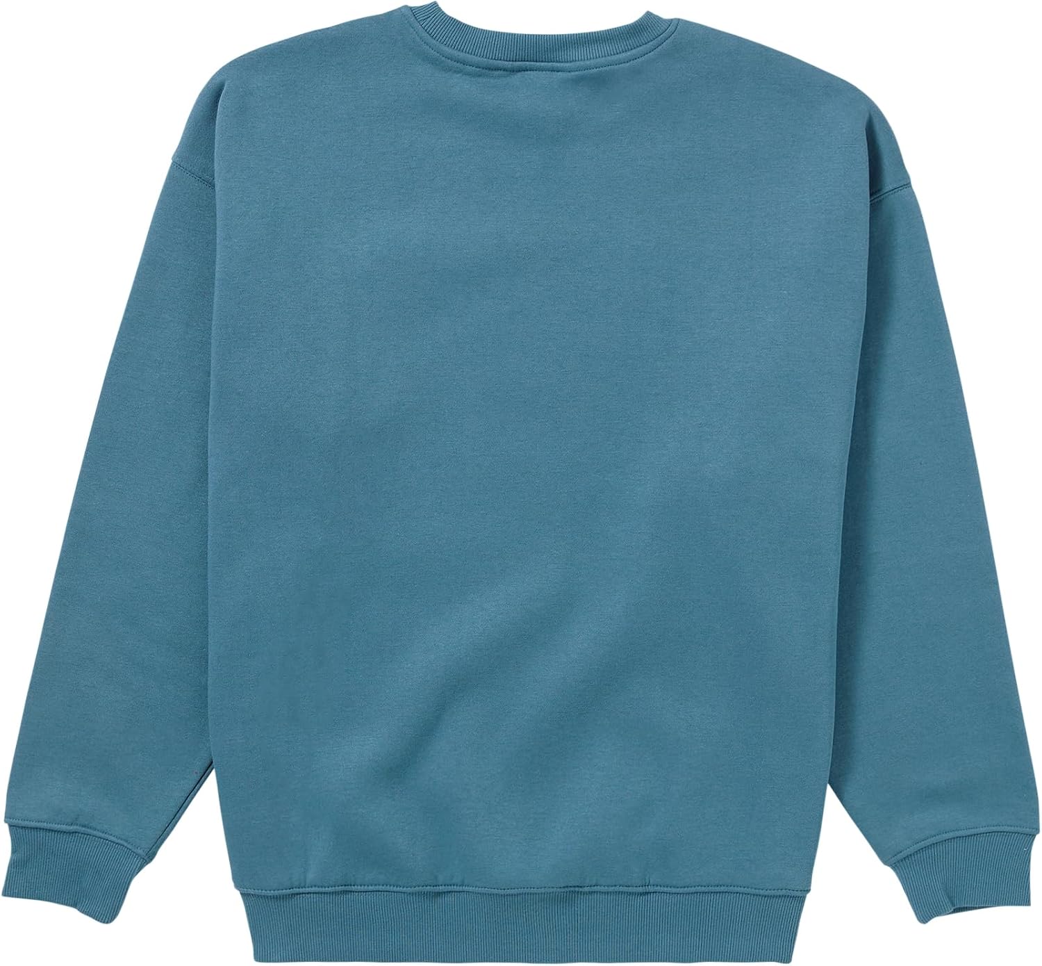 Volcom mens Roundabout Crew Fleece Sweatshirt – Soft Midweight Pullover Ribbed Cuffs Ocean Teal