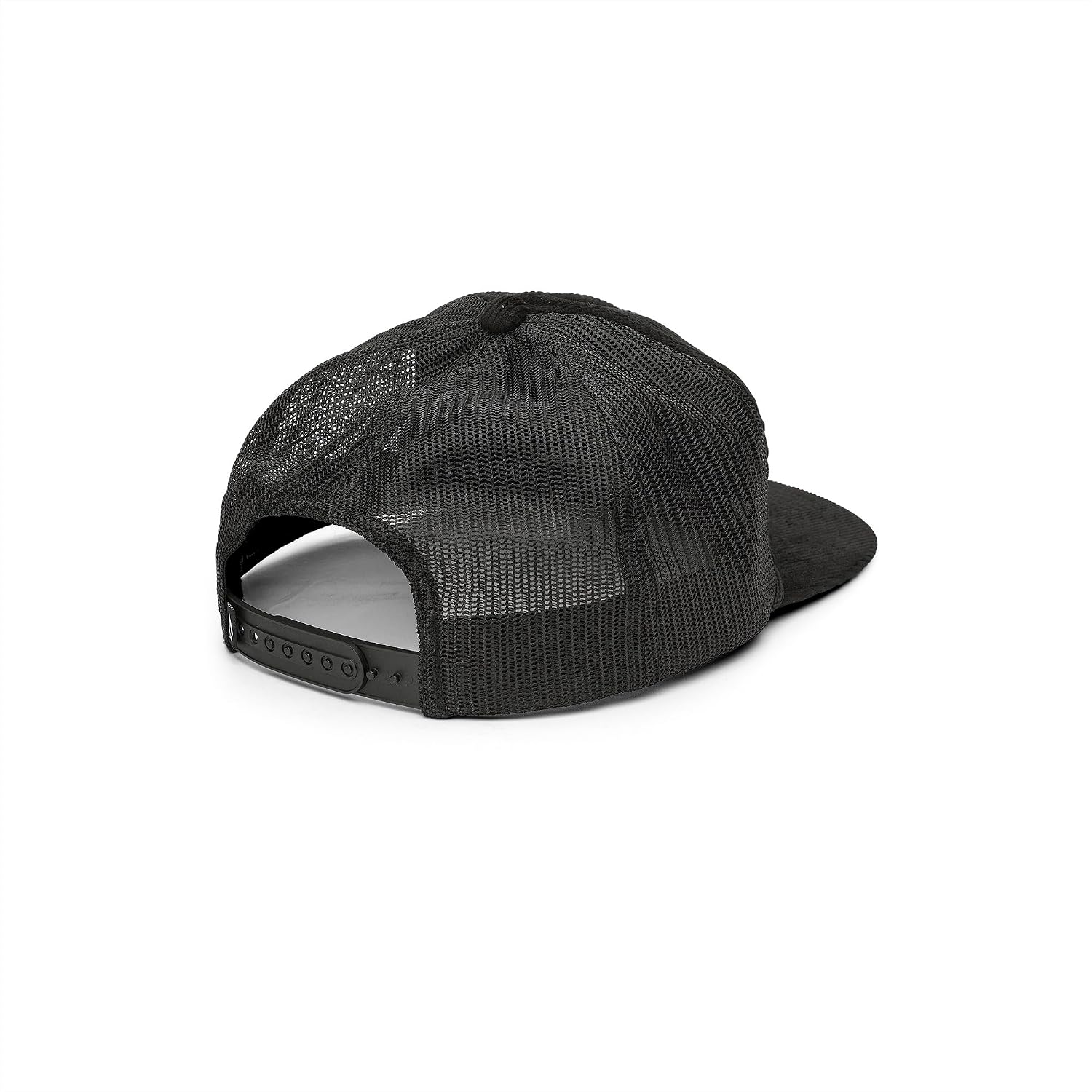 Volcom Men's Mesh Trucker Hat - Adjustable Snapback Cap, Breathable Structured Front Panel Black Higher