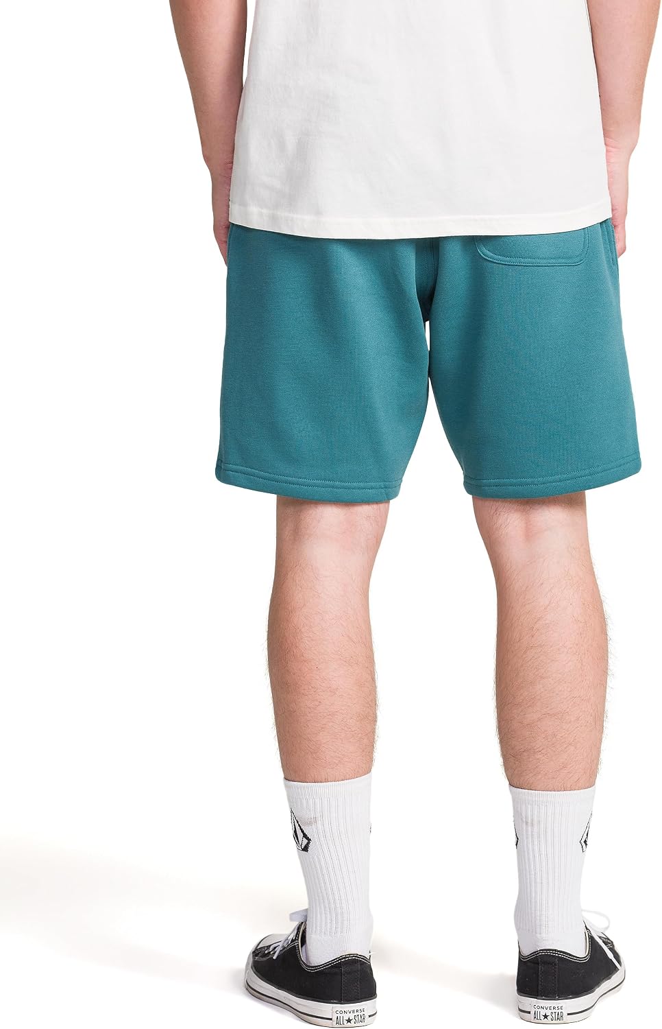 Volcom Men's Frickin Elastic Waist 19" Chino Short Cosmic Blue