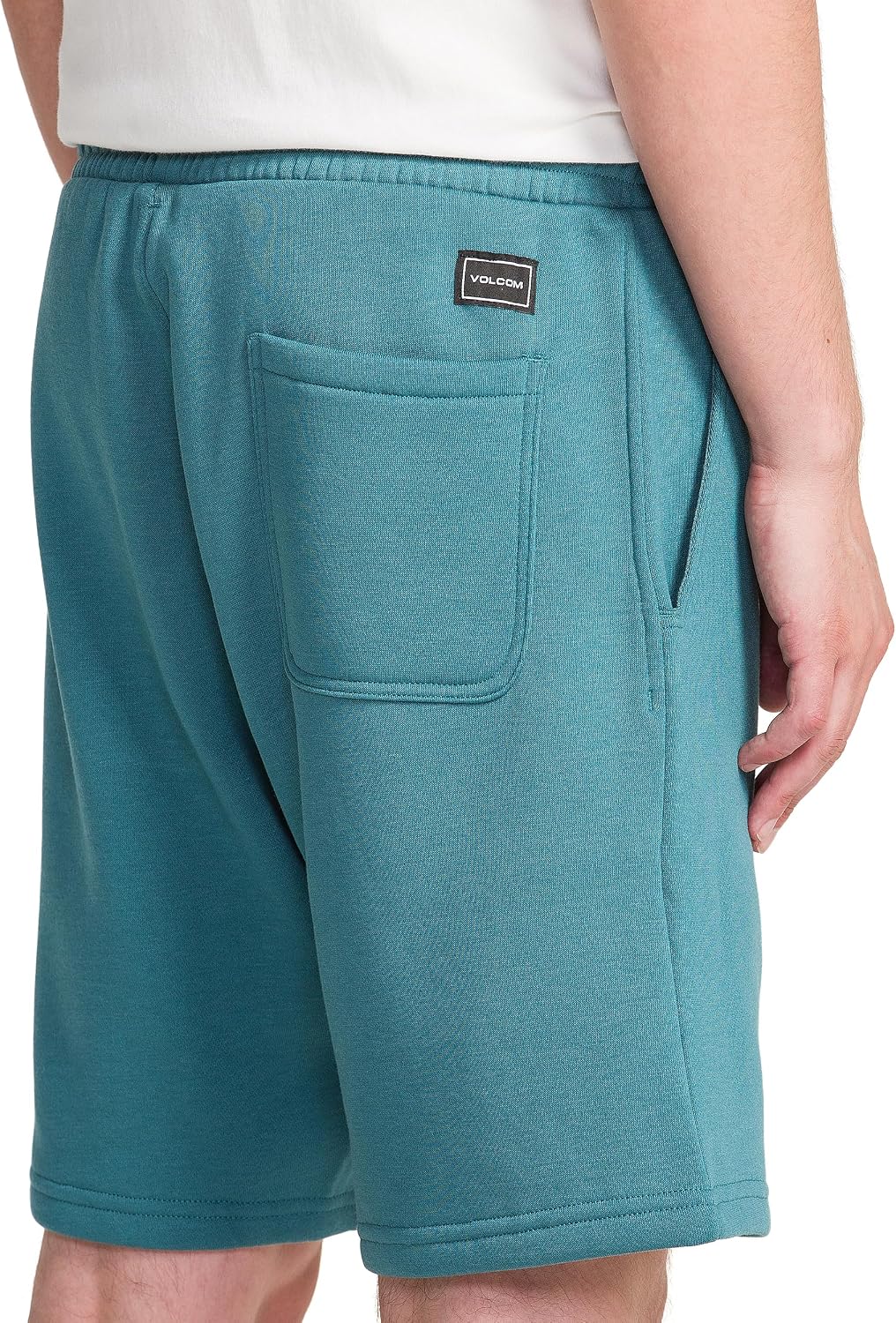 Volcom Men's Frickin Elastic Waist 19" Chino Short Cosmic Blue