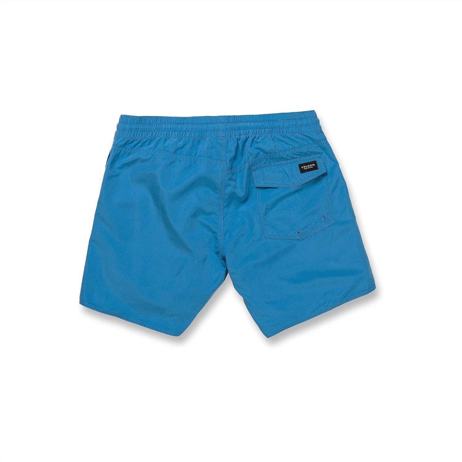 Volcom Men's 16" Elastic Waist Swim Trunks- Stretchable, UPF 50+, Quick Dry Swim Bottoms Maliblue