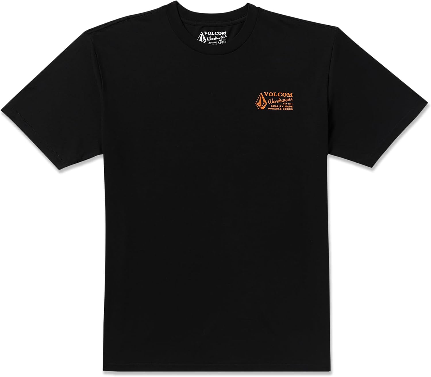 Volcom Men's Pour Choices Short Sleeve Workwear Tee Black