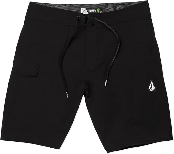 Volcom Men's Standard Mod Tech 20" Boardshort Swim Trunk Black