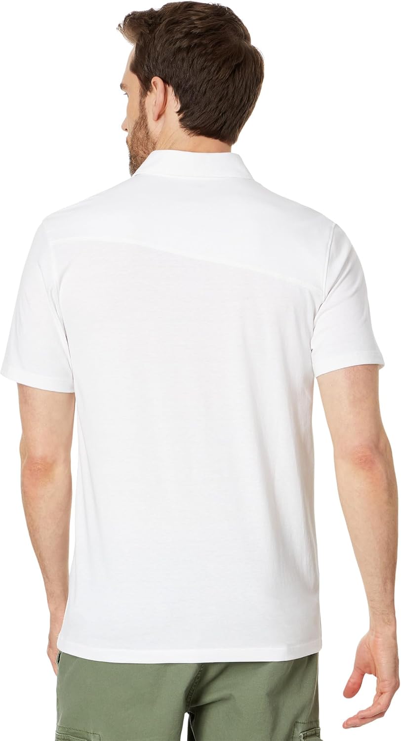 Volcom Men's Wowzer Modern Fit Short Sleeve Polo Shirt White