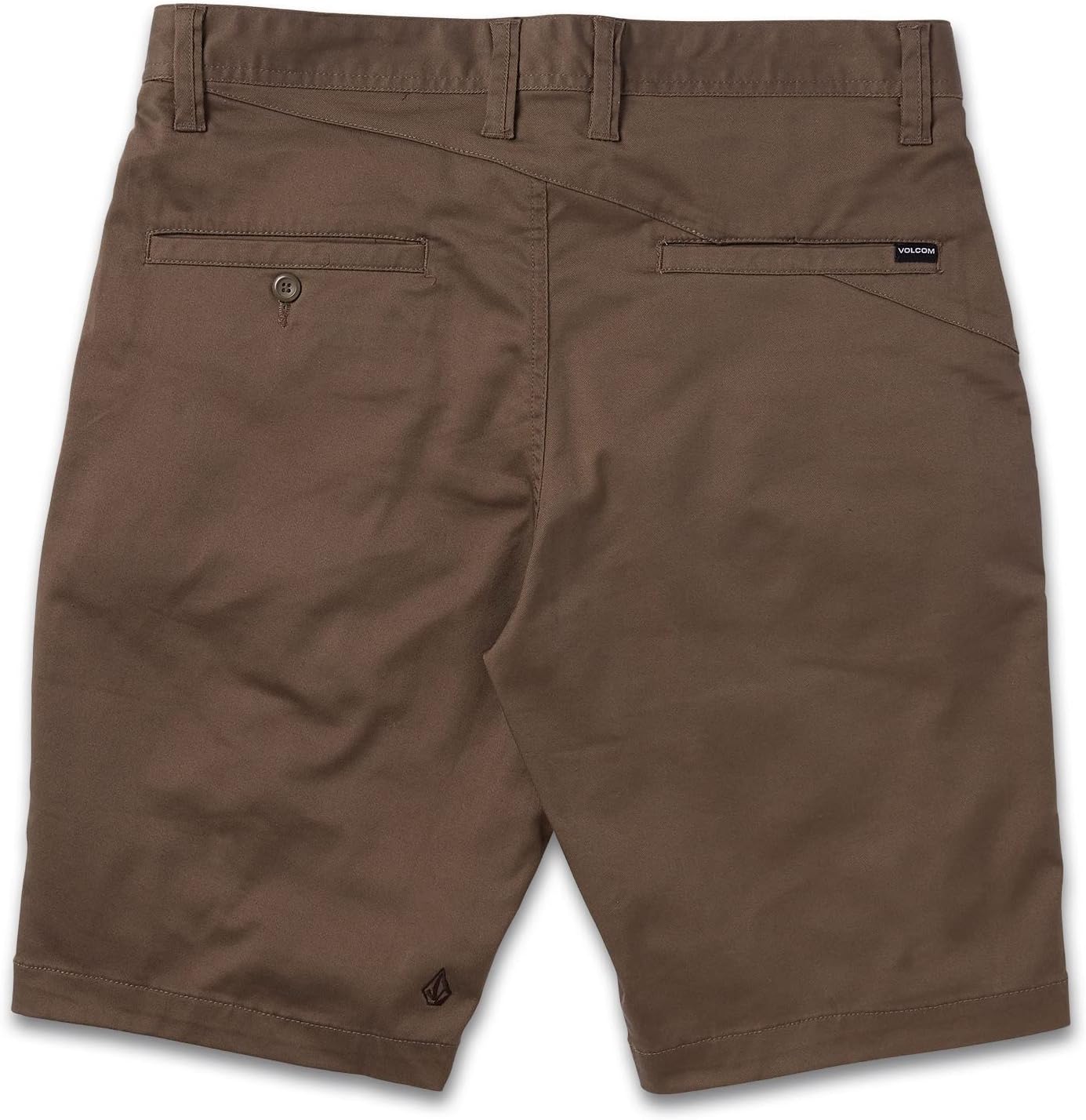 Volcom Men's Modern Fit 21" Chino Short Mushroom B