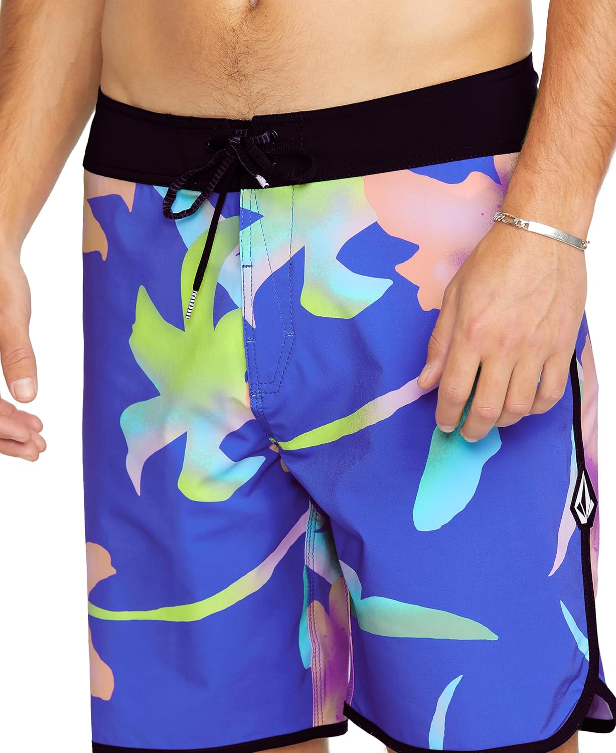 Volcom Men's 19" Mod-Tech Board Shorts- Performance UPF 50+ Sun Protection Quick-Dry Swim Bottoms Azure