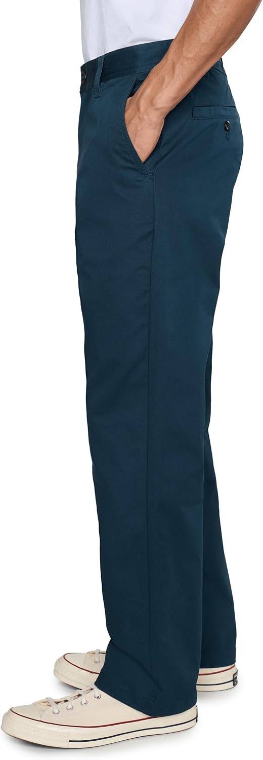 Volcom Men's Frickin Slim Chino Pant Dust Bowl Indigo