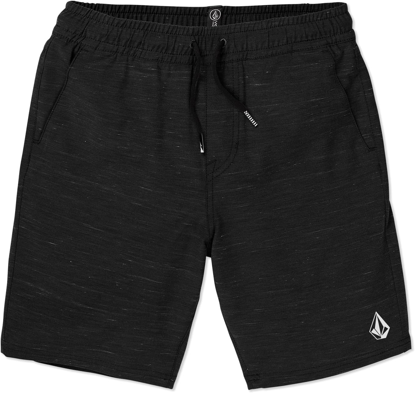 Volcom Men's Steppen Ew 17" Elastic Waist Short Black Under