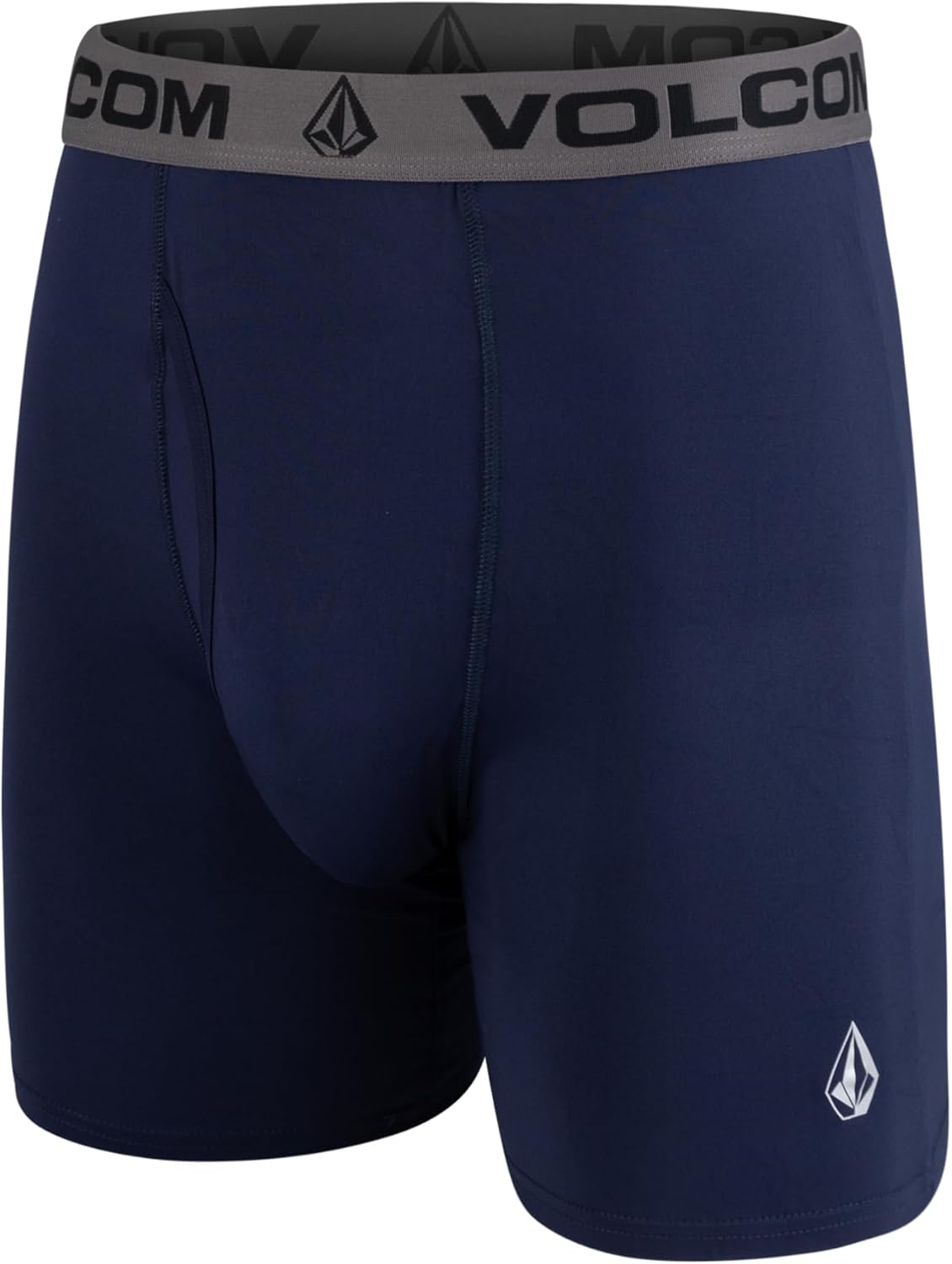 Volcom Mens Boxer Briefs Poly Spandex Performance Boxer Briefs Underwear MultiNavyCharcoalBlack