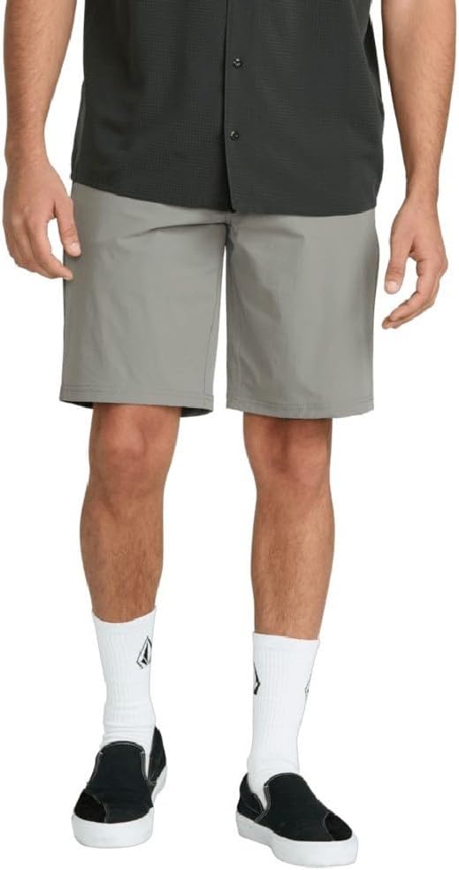 Volcom Men's Regular Frickin Cross Shred 20" Hybrid Water Repellent Short Moonbeam