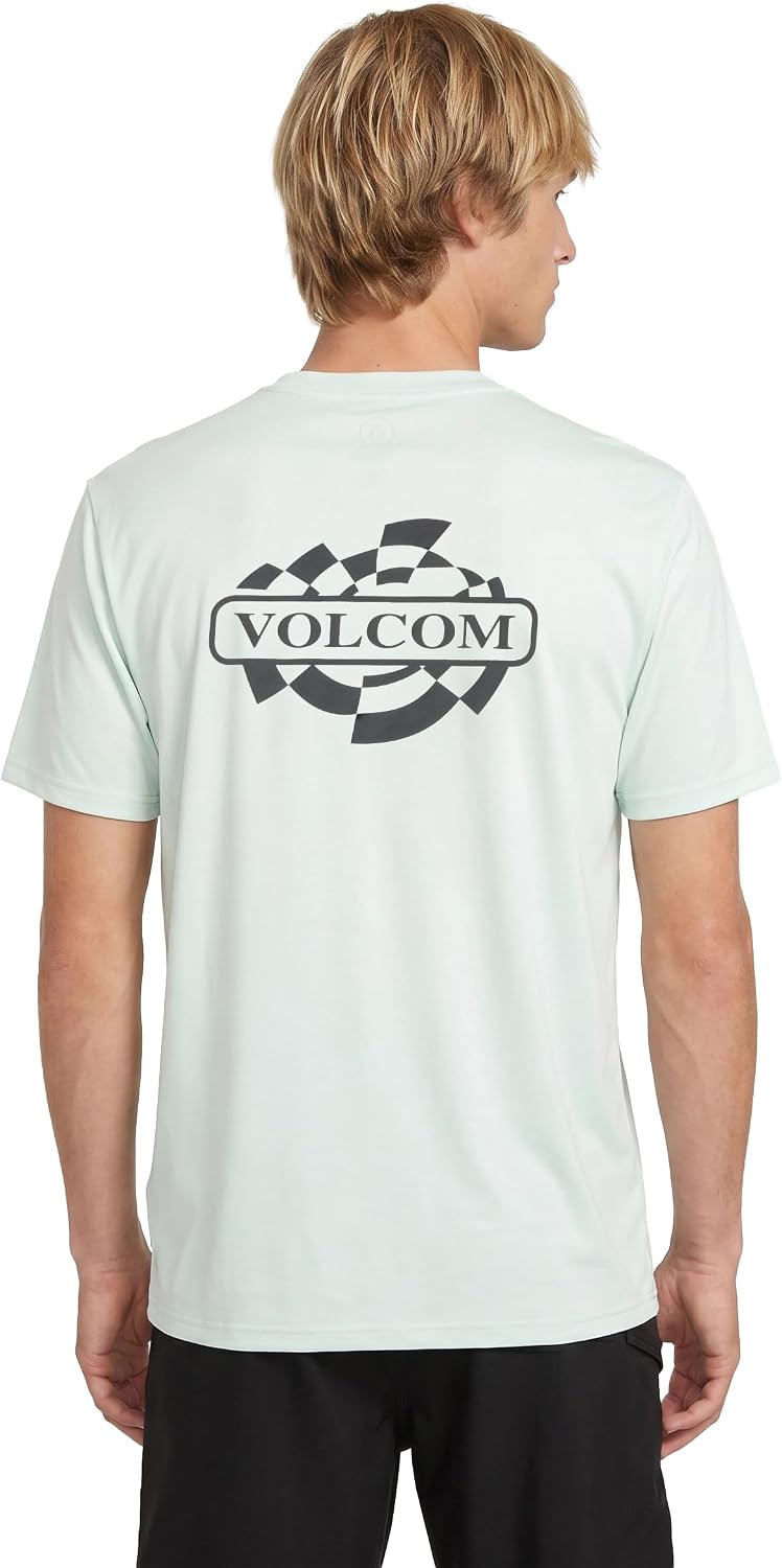 Volcom Deadly Stones Short Sleeve Rashguard Cloud Blue