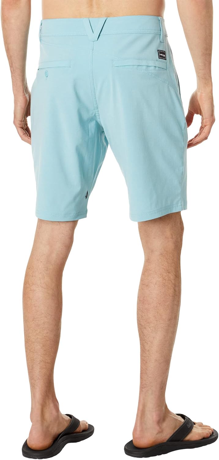 Volcom Men's Regular Frickin Cross Shred 20" Hybrid Water Repellent Short Coastal Blue