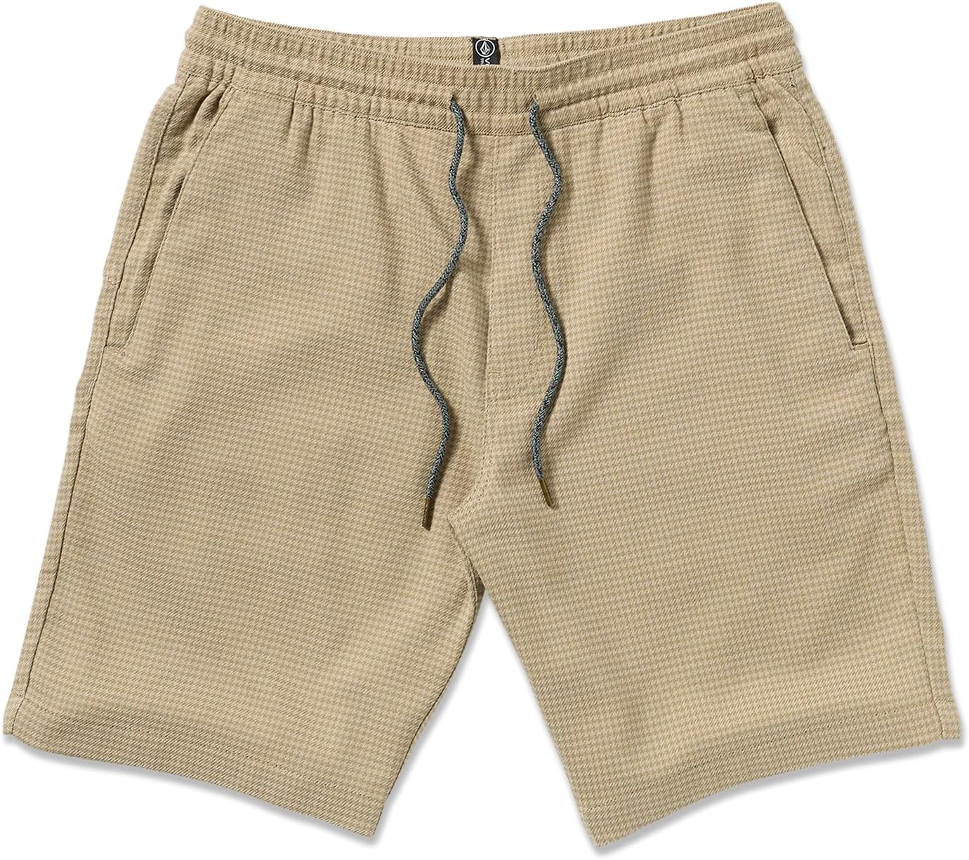 Volcom Men's Frickin Elastic Waist 19" Chino Short Light Khaki