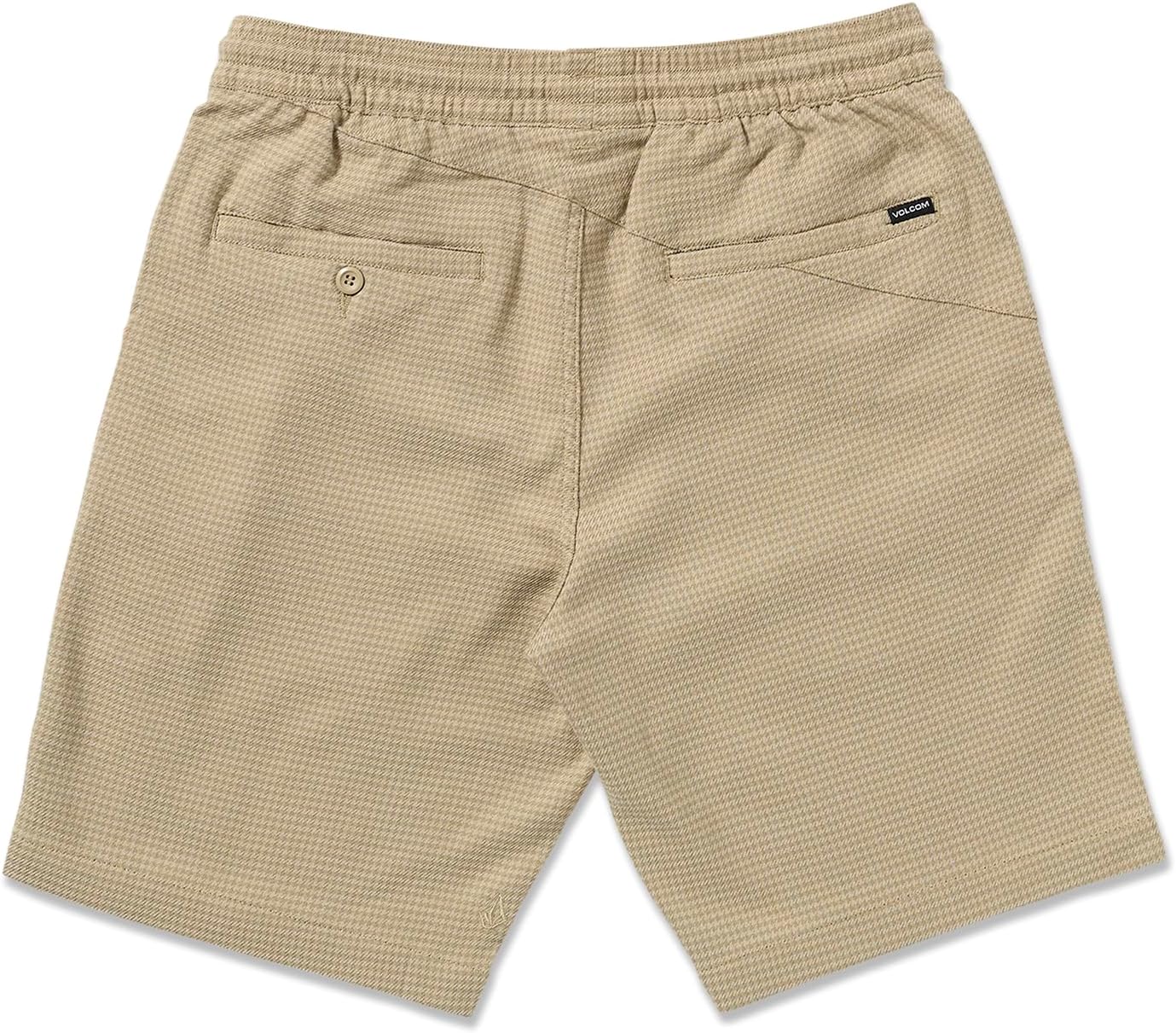 Volcom Men's Frickin Elastic Waist 19" Chino Short Light Khaki