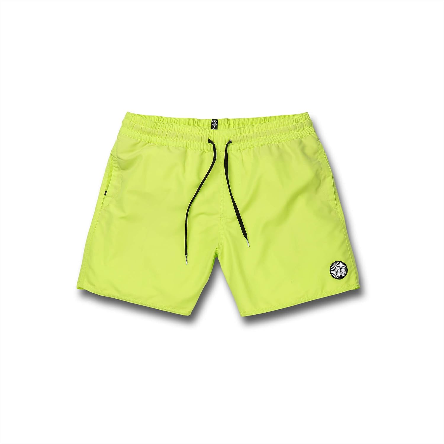 Volcom Men's 16" Elastic Waist Swim Trunks- Stretchable, UPF 50+, Quick Dry Swim Bottoms Lt Green