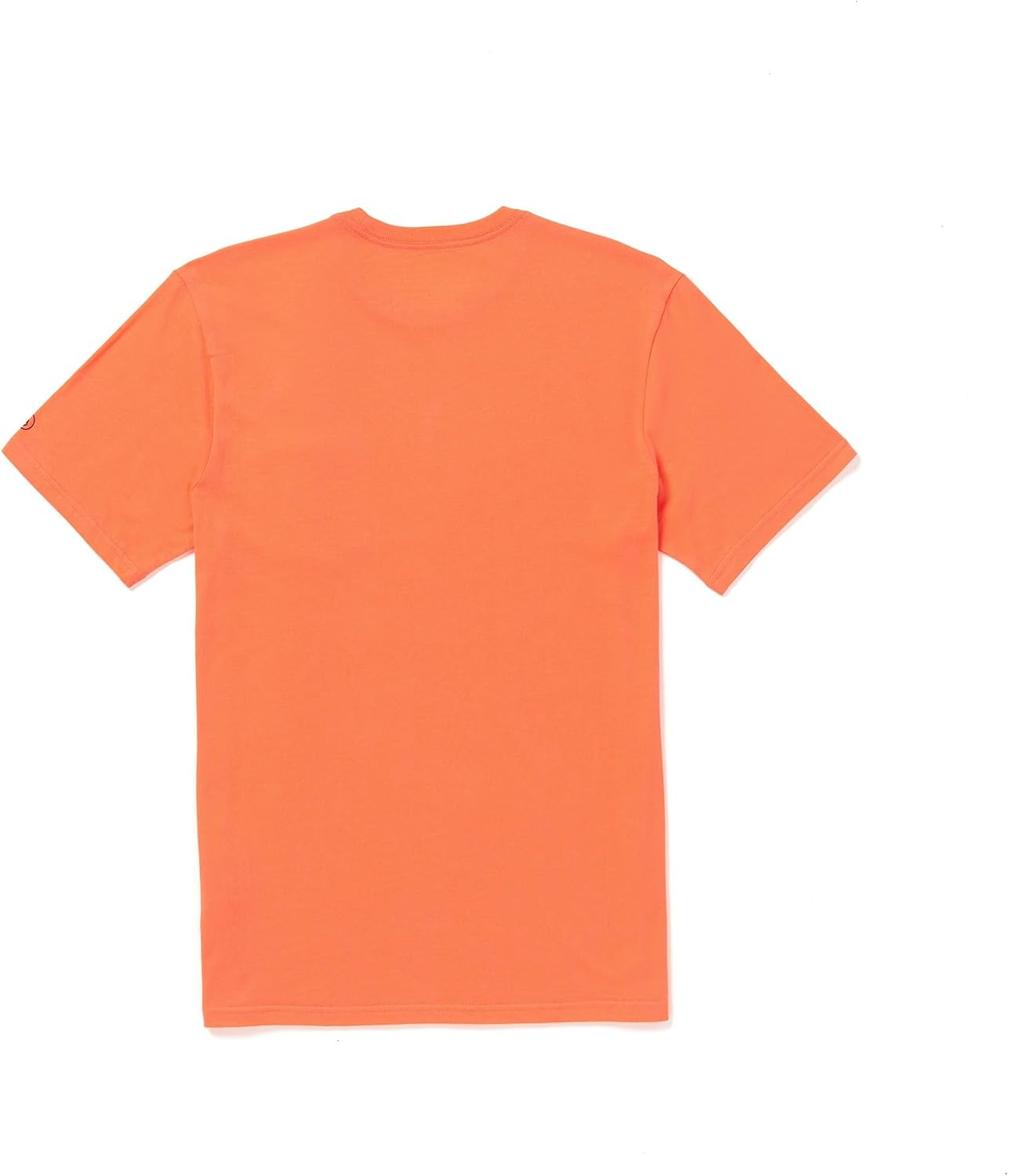 Volcom Men's Solid Stone Modern Fit Short Sleeve Tee Turbo Orange
