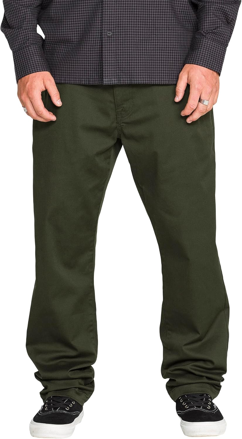 Volcom Men's Frickin Slim Chino Pant Rosin
