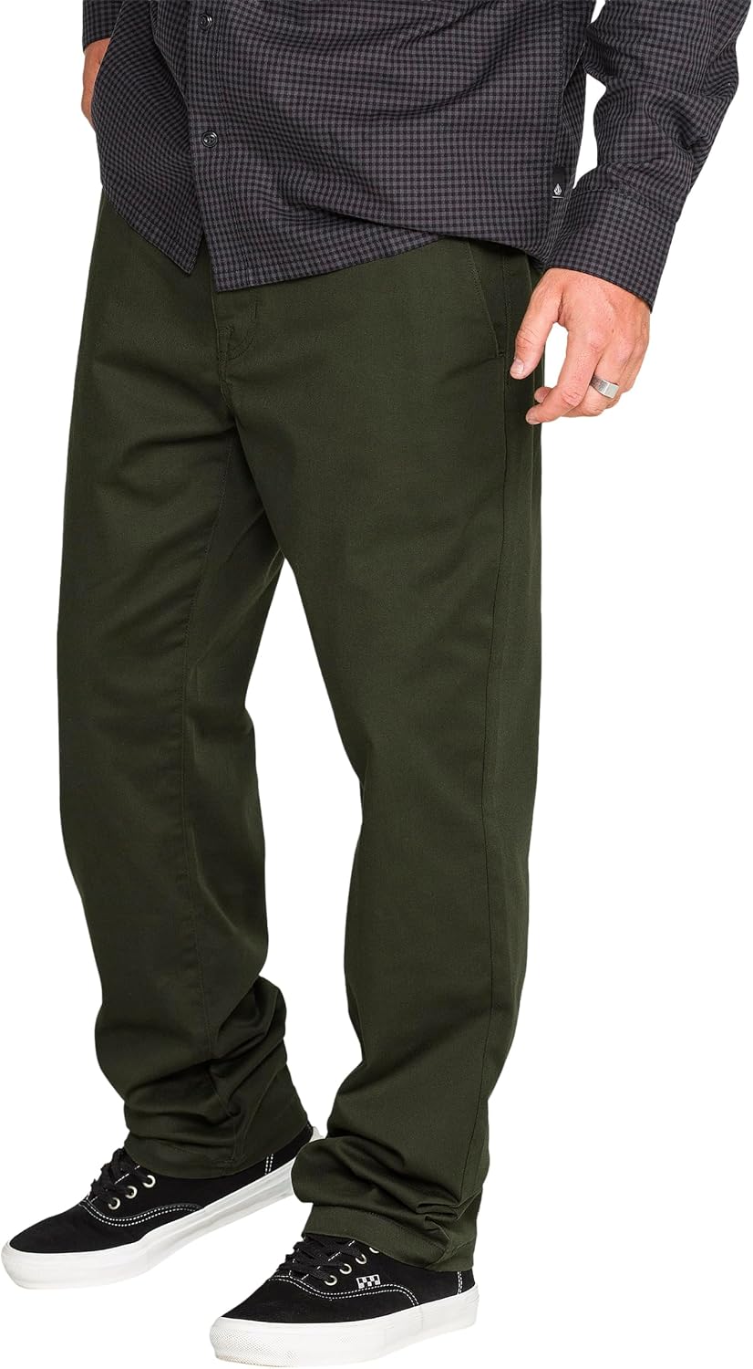Volcom Men's Frickin Slim Chino Pant Rosin