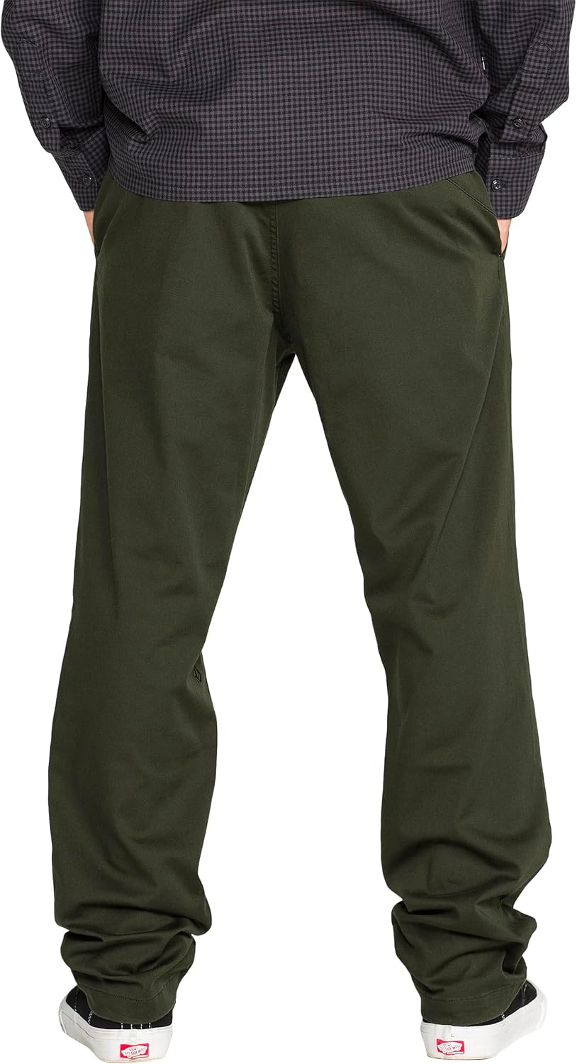 Volcom Men's Frickin Slim Chino Pant Rosin