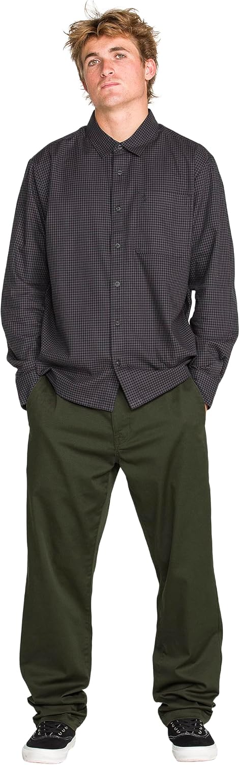Volcom Men's Frickin Slim Chino Pant Rosin