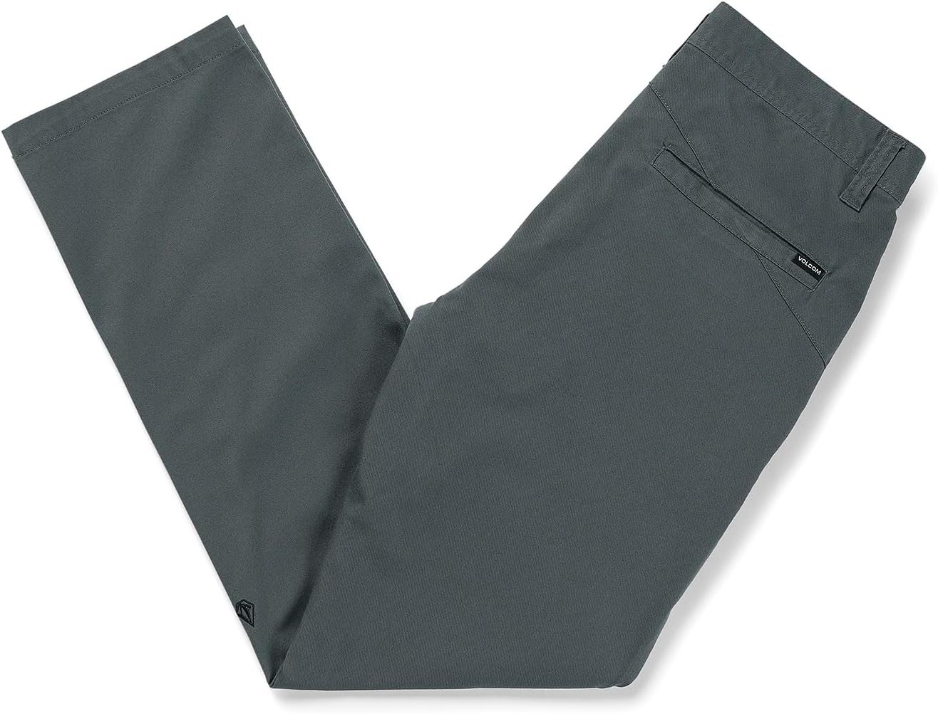 Volcom Mens Frickin Modern Stretch Chino Pant – Everyday Wear Slim Fit Stretch Twill Pants Dark Slate