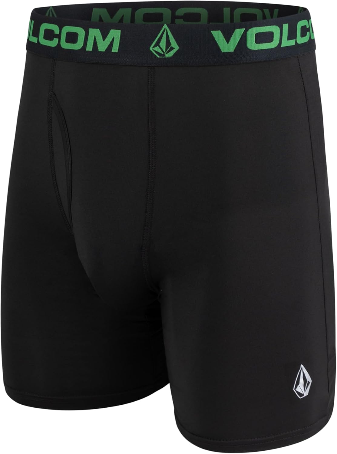 Volcom Mens Boxer Briefs Poly Spandex Performance Boxer Briefs Underwear MultiBlackHunter GreenBlack