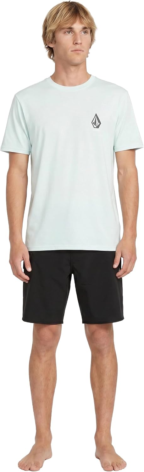 Volcom Deadly Stones Short Sleeve Rashguard Cloud Blue