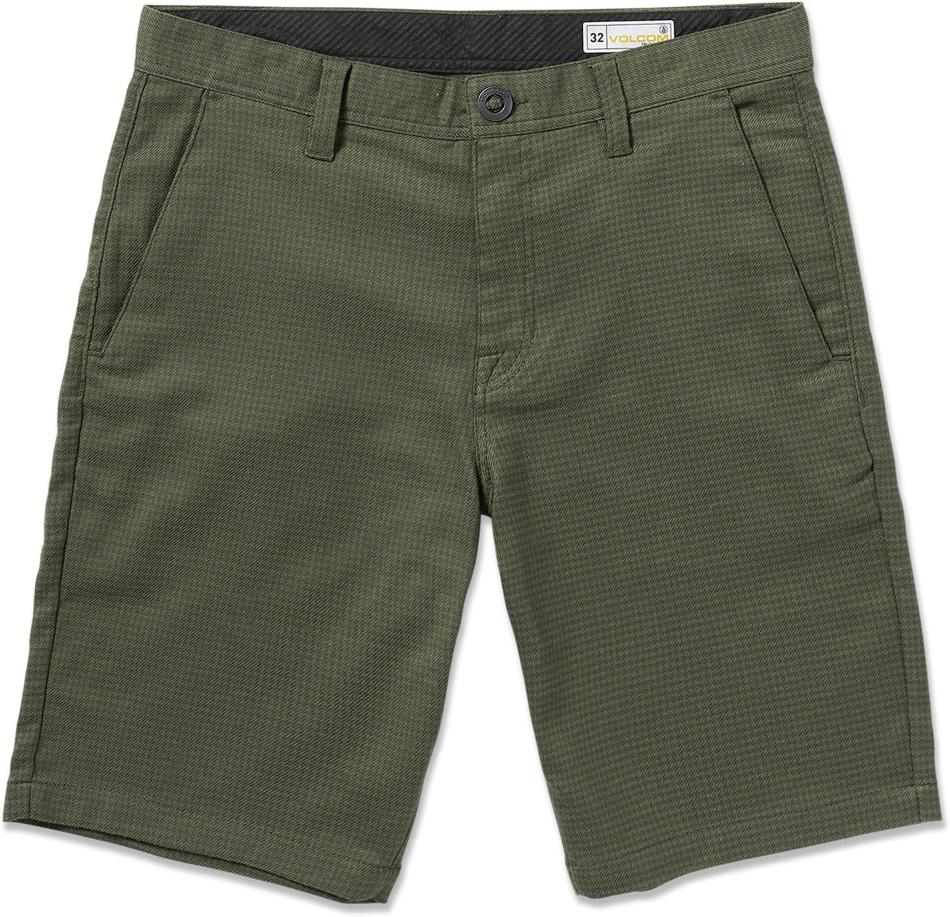 Volcom Men's Modern Fit 21" Chino Short Squadron Green