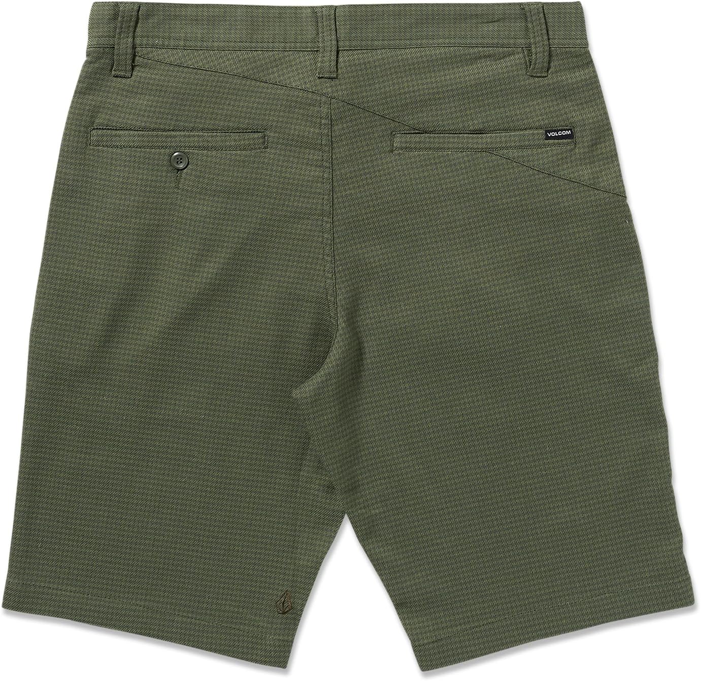 Volcom Men's Modern Fit 21" Chino Short Squadron Green