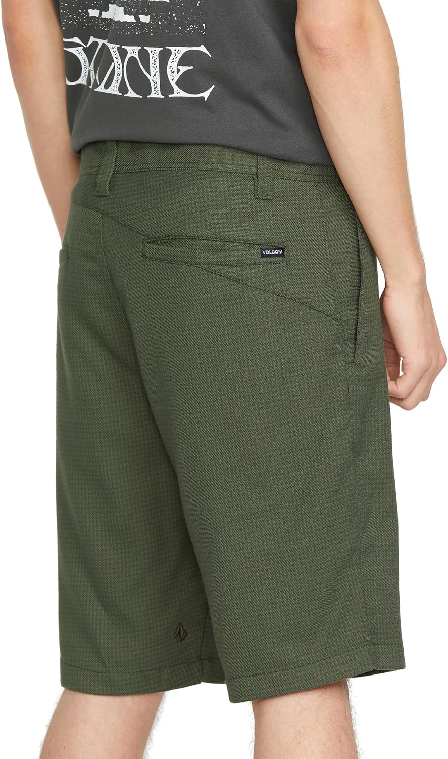 Volcom Men's Modern Fit 21" Chino Short Squadron Green