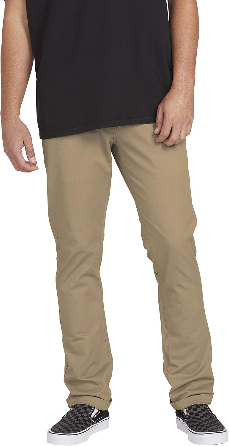 Volcom Men's Frickin Slim Chino Pant Khaki