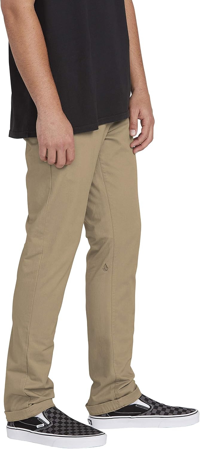 Volcom Men's Frickin Slim Chino Pant Khaki