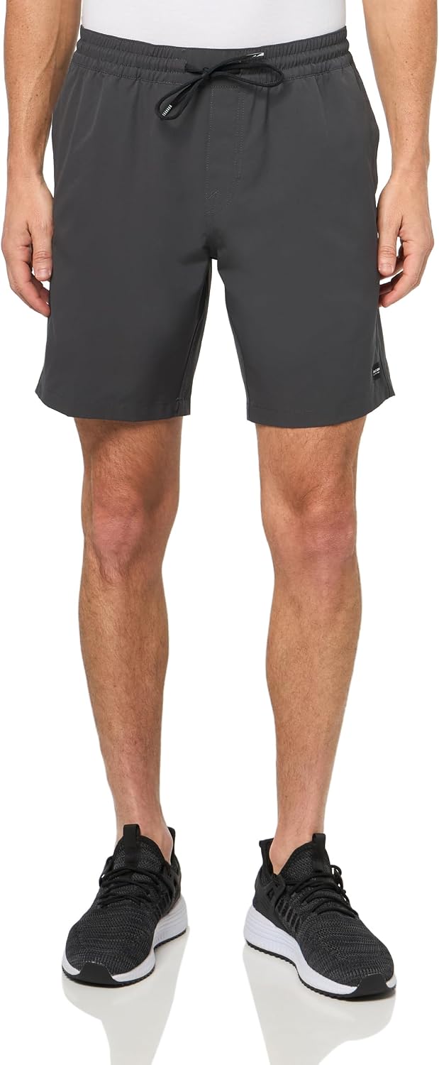 Volcom Men's Steppen Ew 17" Elastic Waist Short Asphalt